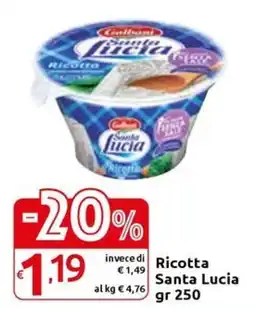 Carrefour Express Ricotta Santa Lucia offerta