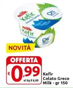 Carrefour Express Kefir Colato Greco Milk offerta