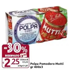 Carrefour Express Polpa Pomodoro Mutti offerta