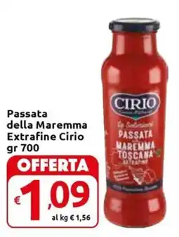 Carrefour Express Passata della Maremma Extrafine Cirio offerta