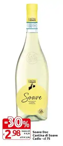 Carrefour Express Soave Doc Cantina di Soave Cadis offerta