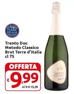 Carrefour Express Trento Doc Metodo Classico Brut Terre d'Italia offerta
