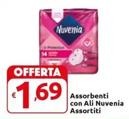 Carrefour Express Assorbenti con Ali Nuvenia Assortiti offerta