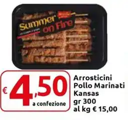 Carrefour Express Arrosticini Pollo Marinati Kansas offerta