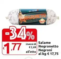 Carrefour Express Salame Negronetto Negroni offerta