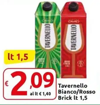 Carrefour Express Tavernello Bianco/Rosso Brick offerta
