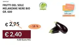 Prezzemolo e Vitale Frutti del sole melanzane nere bio offerta