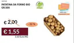 Prezzemolo e Vitale Patatina da forno bio offerta