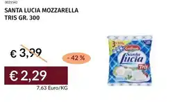 Prezzemolo e Vitale Santa lucia mozzarella tris offerta