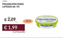 Prezzemolo e Vitale Philadelphia senza lattosio offerta