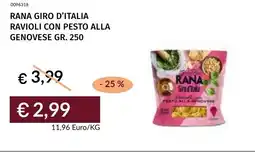 Prezzemolo e Vitale Rana giro d'italia ravioli con pesto alla genovese offerta