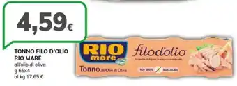 Basko Tonno filo d'olio RIO MARE offerta