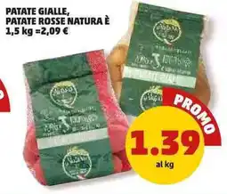 PENNY Patate gialle, patate rosse natura è offerta