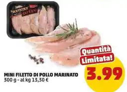 PENNY Mini filetto di pollo marinato offerta