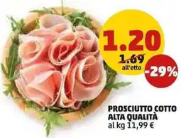 PENNY Prosciutto cotto alta qualità offerta