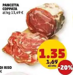 PENNY Pancetta coppata offerta