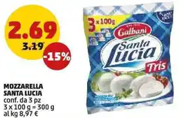 PENNY Mozzarella santa lucia conf. da pz offerta