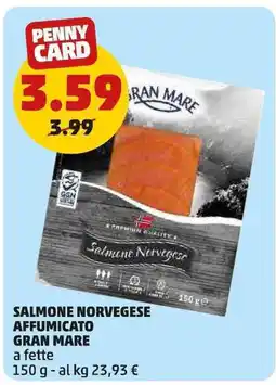 PENNY Salmone norvegese affumicato GRAN MARE offerta