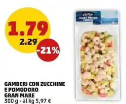 PENNY Gamberi con zucchine e pomodoro GRAN MARE offerta
