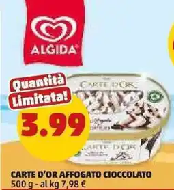 PENNY Carte d'or affogato cioccolato offerta