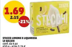 PENNY Stecco limone e liquirizia le gelizie offerta