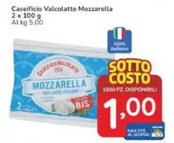 Famila Superstore Caseificio Valcolatte Mozzarella offerta