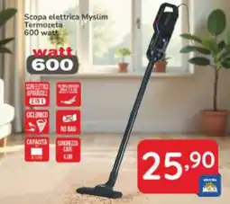 Famila Superstore Scopa elettrica Myslim Termozeta 600 watt offerta
