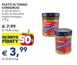 Esselunga Filetti di tonno CONSORCIO offerta