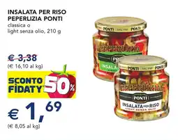 Esselunga Insalata per riso peperlizia PONTI offerta