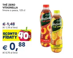 Esselunga Thé zero VITASNELLA offerta