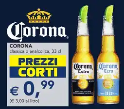 Esselunga CORONA classica o analcolica offerta
