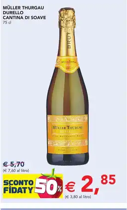 Esselunga Müller thurgau durello cantina di soave offerta