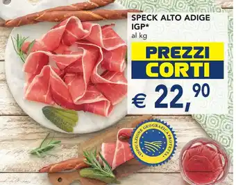 Esselunga Speck alto adige igp offerta