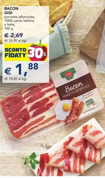 Esselunga Bacon GIGI offerta