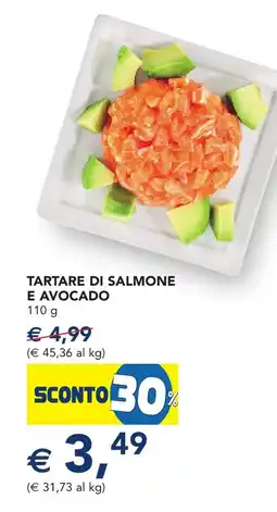 Esselunga Tartare di salmone e avocado offerta