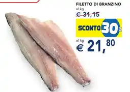 Esselunga Filetto di branzino offerta