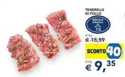 Esselunga Tenerelle di pollo offerta