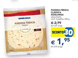 Esselunga Piadina fresca classica ESSELUNGA offerta