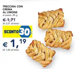 Esselunga Treccina con crema al limone offerta