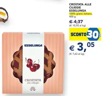 Esselunga Crostata alle ciliegie ESSELUNGA offerta