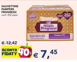 Esselunga Salviettine pampers progressi offerta