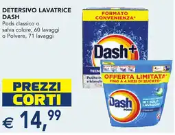 Esselunga Detersivo lavatrice DASH offerta
