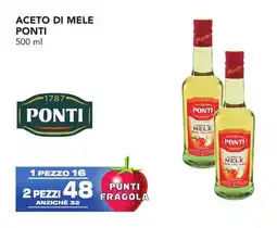 Esselunga Aceto di mele PONTI offerta