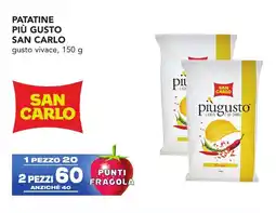 Esselunga Patatine più gusto SAN CARLO offerta