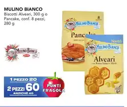 Esselunga MULINO BIANCO Biscotti Alveari o Pancake offerta