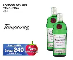 Esselunga London dry gin TANQUERAY offerta