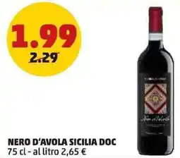 PENNY Nero d'avola sicilia doc offerta