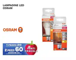 Esselunga Lampadine led OSRAM offerta