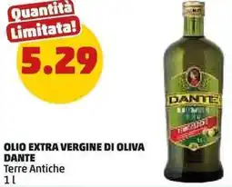 PENNY Olio extra vergine di oliva DANTE offerta