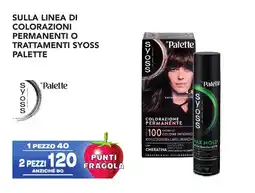 Esselunga Sulla linea di colorazioni permanenti o trattamenti SYOSS PALETTE offerta